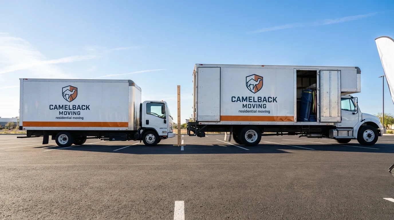 Moving truck size capacity guide in Owosso